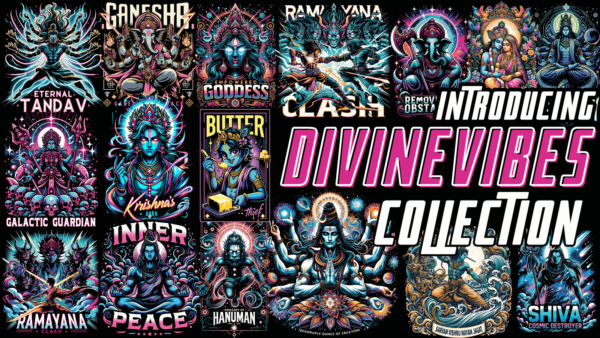 DIVINEVIBES COLLECTION : 450 Sacred Graphic T-Shirt Designs – podbundle ...