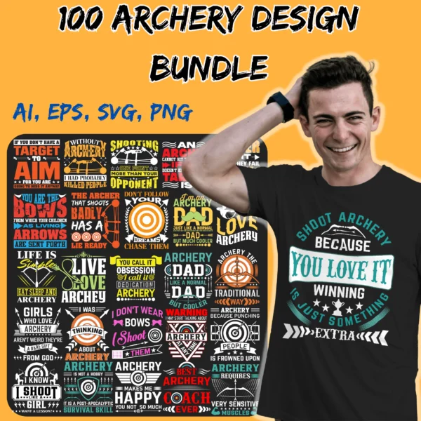 100 Archery Designs Bundle