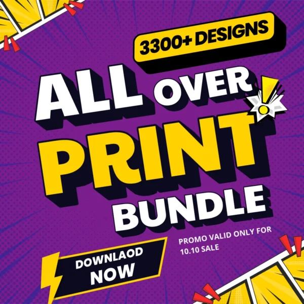 3300+ All Over Print Designs Bundle - Image 1